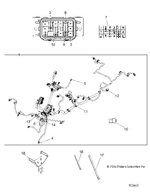 ELECTRICAL, HARNESS - A16SDS57C2 (100443)