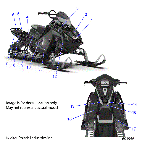 BODY, DECAL, BLACK SIDE PANEL W/TITANIUM ACCENT - S22TFG8RS/8RE (601956)