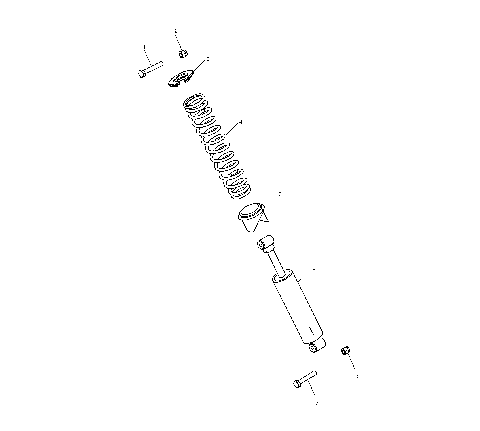 REAR SHOCK - A11RB42AA/A11RD50AA/AB/A11RF50AA (4981798179C08)