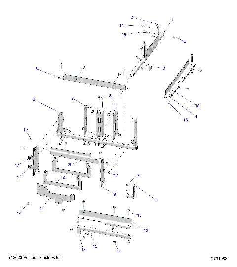 ELECTRICAL, BATTERY, MOUNTING, PT R23E3SC3BD (C731088)