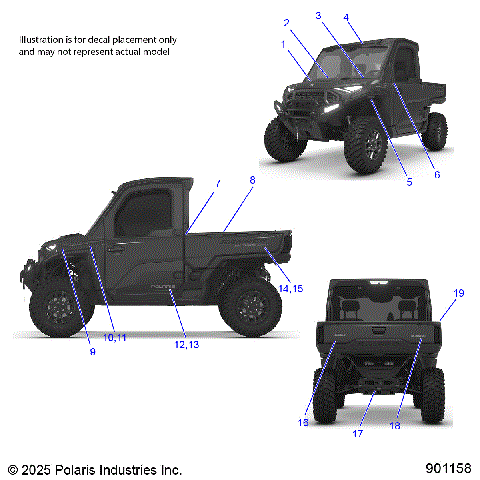 BODY, DECALS - R26XAN1RBB (901158)