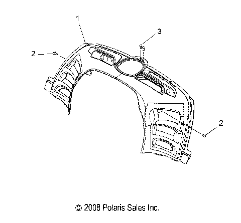 BODY, CONSOLE - S09NJ5BS/BSF/BSL/BE (49SNOWCONSOLE09TRAIL)