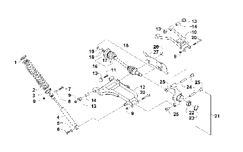 REAR SUSPENSION ASSEMBLY [300716]