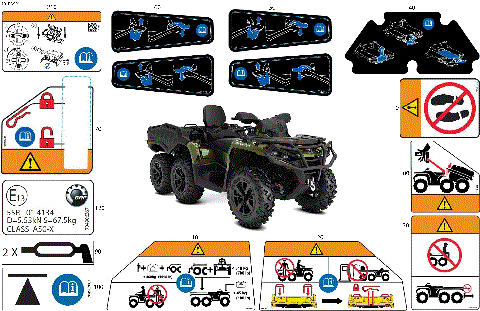 07- Body - Warning Decals Rear Section
