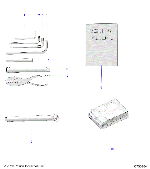 REFERENCE, OWNERS MANUAL AND TOOL KIT - R25XAL1RBD/BM (C733354)