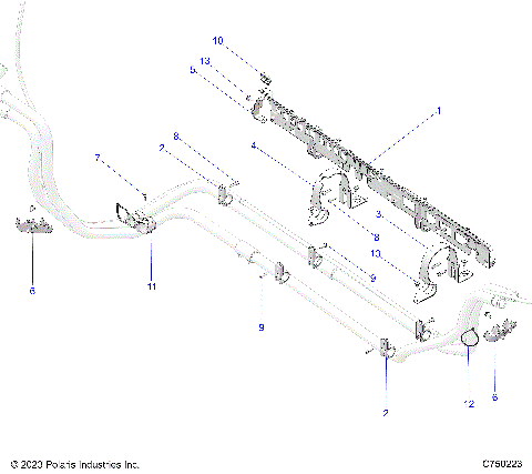 ENGINE, COOLING MOUNTING - Z25RPP2KAE/BE (C750223)