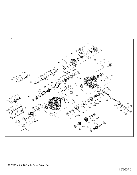 DRIVE TRAIN, MAIN GEARCASE - Z21CHE57AK (1334345)