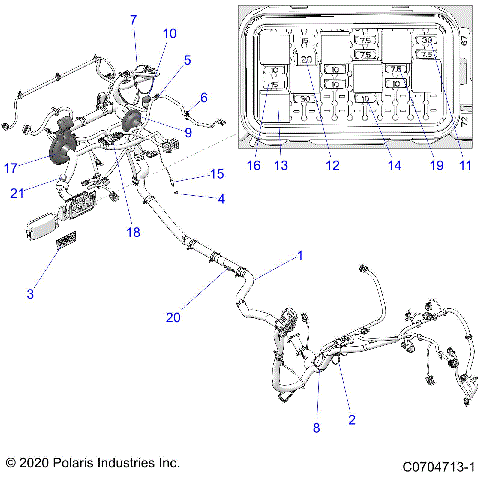 ELECTRICAL, WIRE HARNESS - Z21A5P87B5/K87B4(C701024-5)
