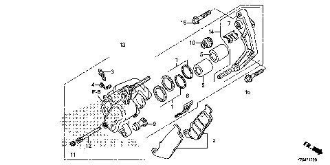 FRONT BRAKE CALIPER (1)