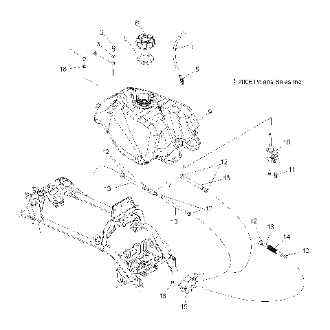 FUEL TANK - A07GP50AA/AB (49ATVFUELOUTLAW)