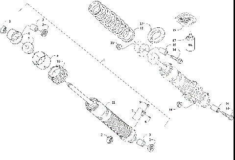 FRONT SUSPENSION SHOCK ABSORBER ASSEMBLY [110343]