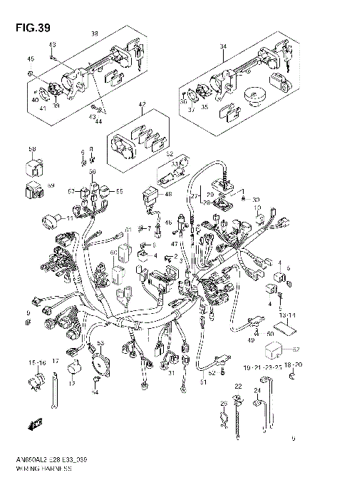 WIRING HARNESS (AN650A L2 E28)