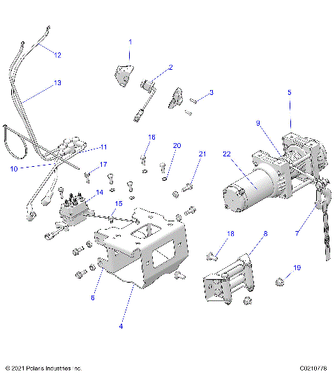 BODY, WINCH - A23SYE95PM (C0210778)