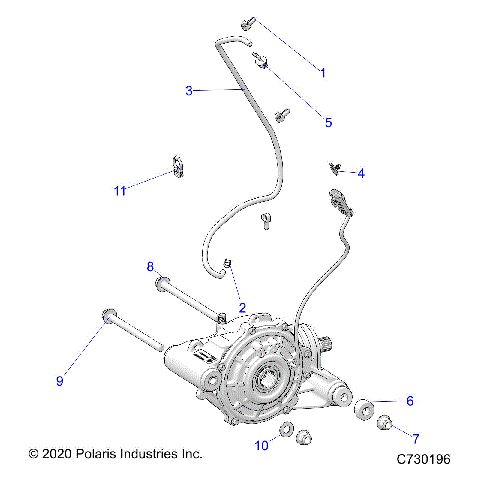 DRIVE TRAIN, FRONT GEARCASE MOUNTING - R23RRE99DX (C730196)