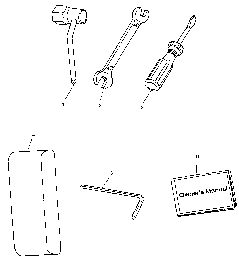 TOOL KIT SL 900 B964291 and Intl. SL 900 I964291 (4935583558B013)
