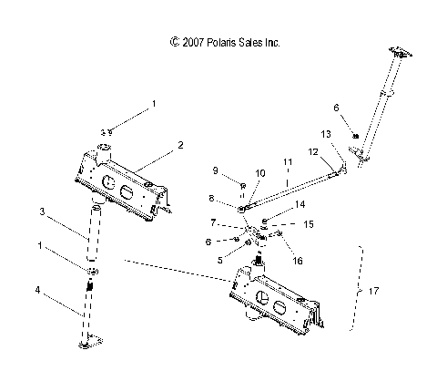 STEERING, DRAG LINK - S09PU7ES/EE (49SNOWSTEERINGDRGLK08IQTRBO)