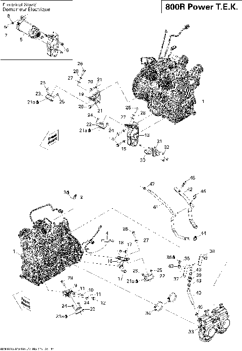 01- Engine And Engine Support 1- 800R PTEK