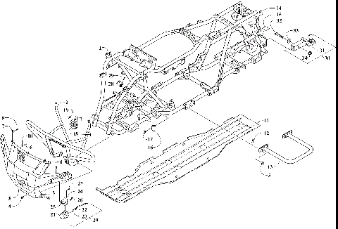 FRAME AND RELATED PARTS [303301]