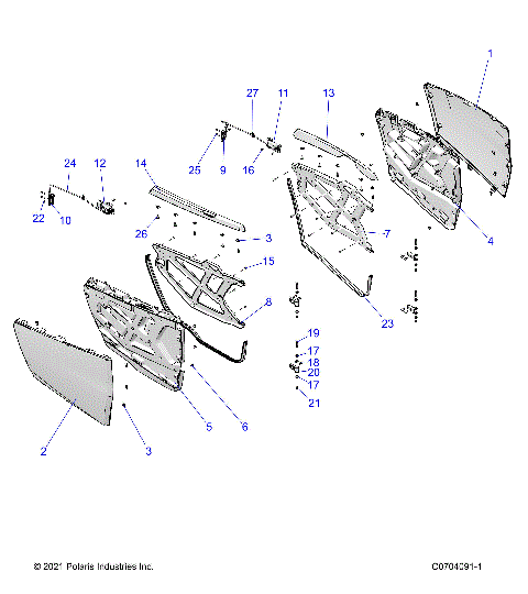 BODY, DOORS, FRONT - Z25NMF99A4/A5/B4/B5 (C0704091-1)