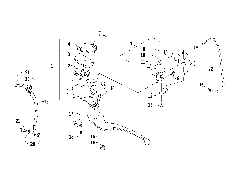 HYDRAULIC HAND BRAKE ASSEMBLY [301627]