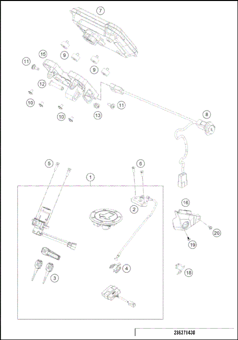INSTRUMENTS / LOCK SYSTEM