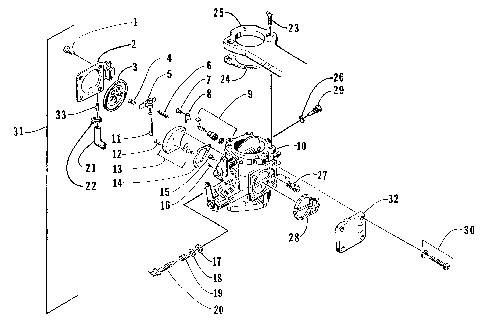 PTO-SIDE CARBURETOR [73215]