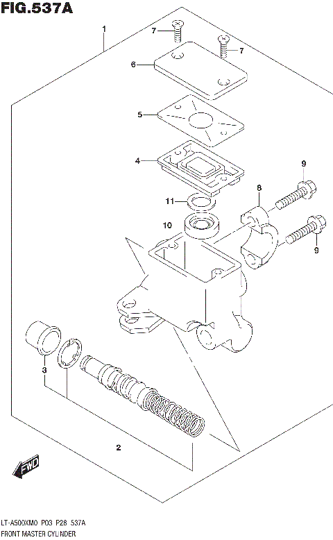 FRONT MASTER CYLINDER