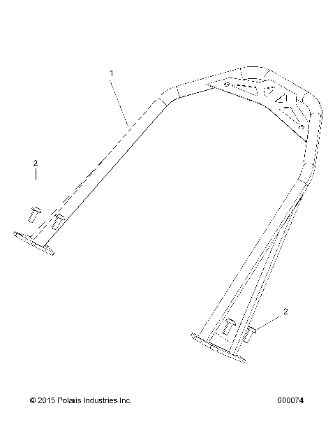 CHASSIS, SPORT RACK, SNOW CHECK F&O - S16DF6PE (600074)