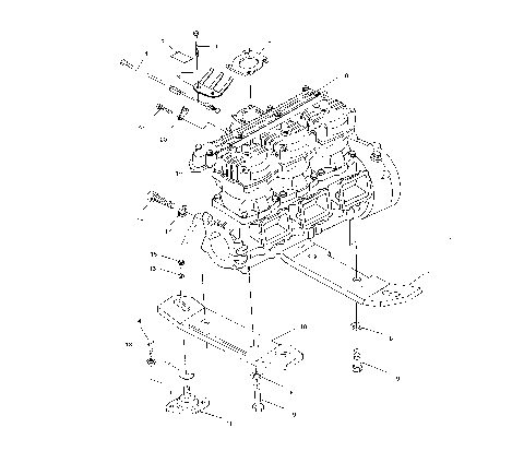 ENGINE MOUNTING - W004699D (4955765576B002)