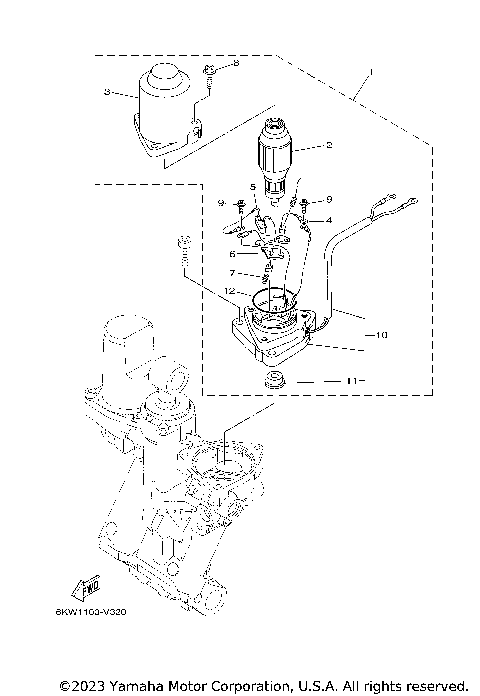 POWER TRIM TILT ASSY 2