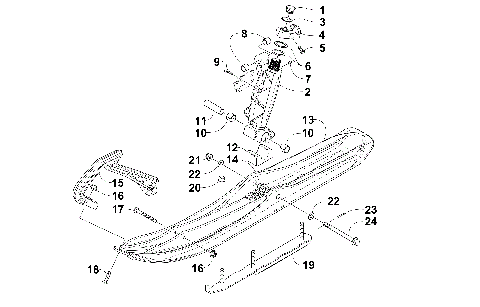 SKI AND SPINDLE ASSEMBLY [102979]