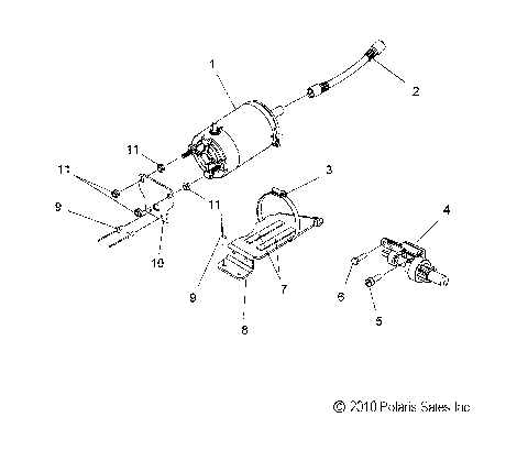 ENGINE, STARTER MOTOR - S12PT6HSL/HEL (49SNOWSTARTER11600IQLXT)
