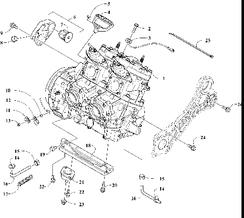 ENGINE AND RELATED PARTS [108917]