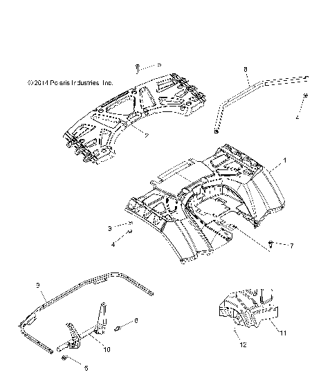 BODY, REAR CAB and REAR RACK - A15SXE85HI (49ATVCABRR15SP850MD)