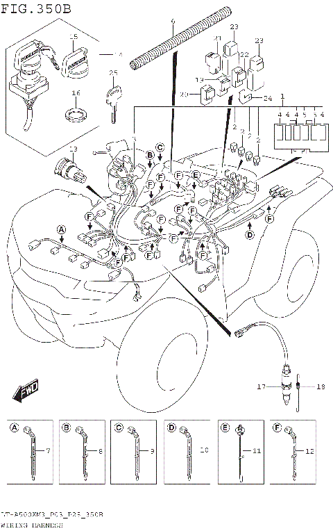 WIRING HARNESS (LT-A500XPM3 P28)