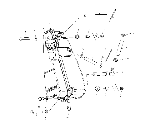 OIL TANK - C11RB42AA/C11RD50AA/AB/C11RF50AA (4981898189A14)