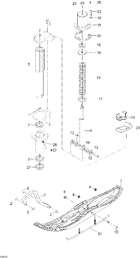 07- Front Suspension And Ski