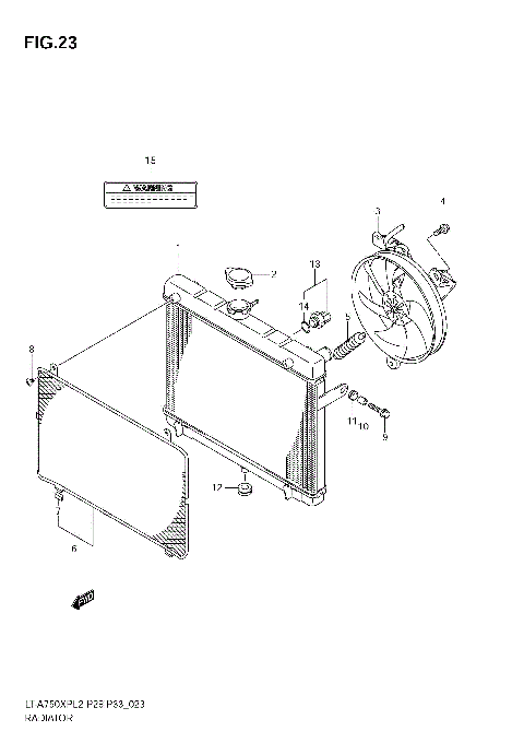 RADIATOR (LT-A750XPZL2 E33)