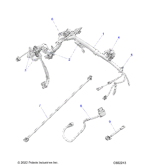 ELECTRICAL, WIRE HARNESSES - S24MDX6DSA/6DEA (C602243)