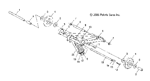 TORQUE ARM, FRONT - S07SU4BS/BE (49SNOWFTA07WIDE)