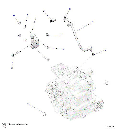 DRIVE TRAIN, MAIN GEARCASE MOUNTING - R24E3GC4FD/SC4CD/SC4FD (702796)