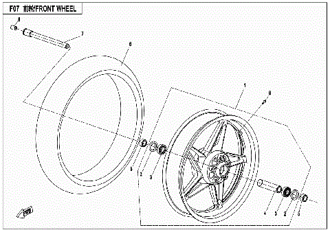 FRONT WHEEL