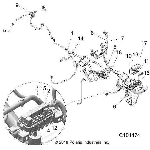 ELECTRICAL, HARNESS - A20SLZ95AE (C101474)