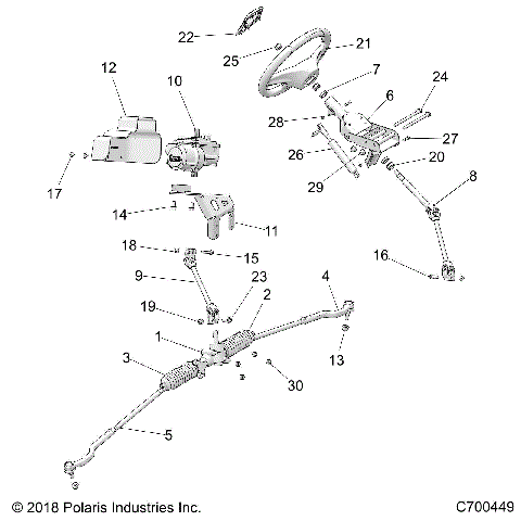 STEERING, STEERING ASM. - Z19VPE92AM/BM (C700449)