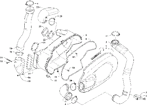 BELT COOLING AND CLUTCH COVER ASSEMBLY [305613]