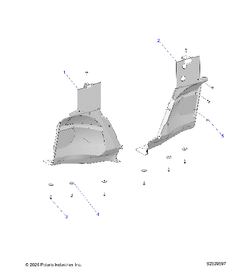 BODY, FRONT CLOSE OFFS