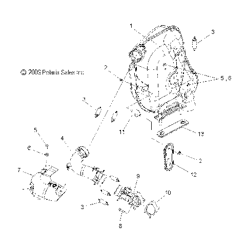 ENGINE, EXHAUST - S10PP7FSL/FEL (49SNOWEXHAUST10FSTTRG)
