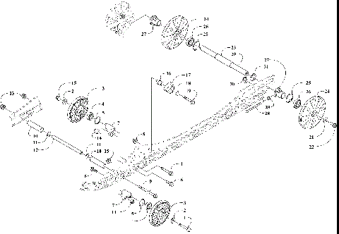 IDLER WHEEL ASSEMBLY [107670]