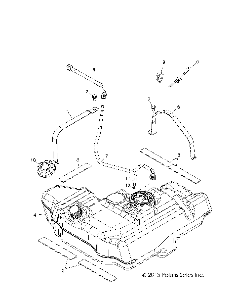BODY, FUEL TANK - Z14VE76FX/FI (49RGRFUEL14RZR8SI)