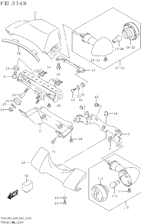TURNSIGNAL LAMP (E28)